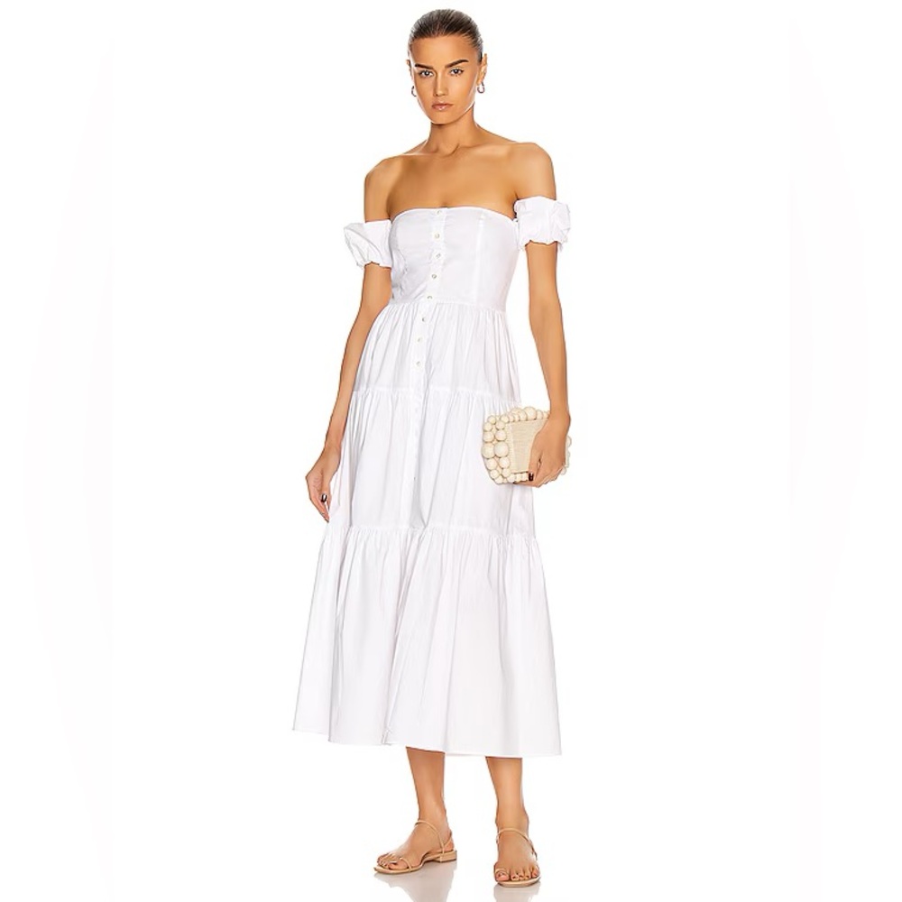 Staud Elio Summer Dress🍊🫐